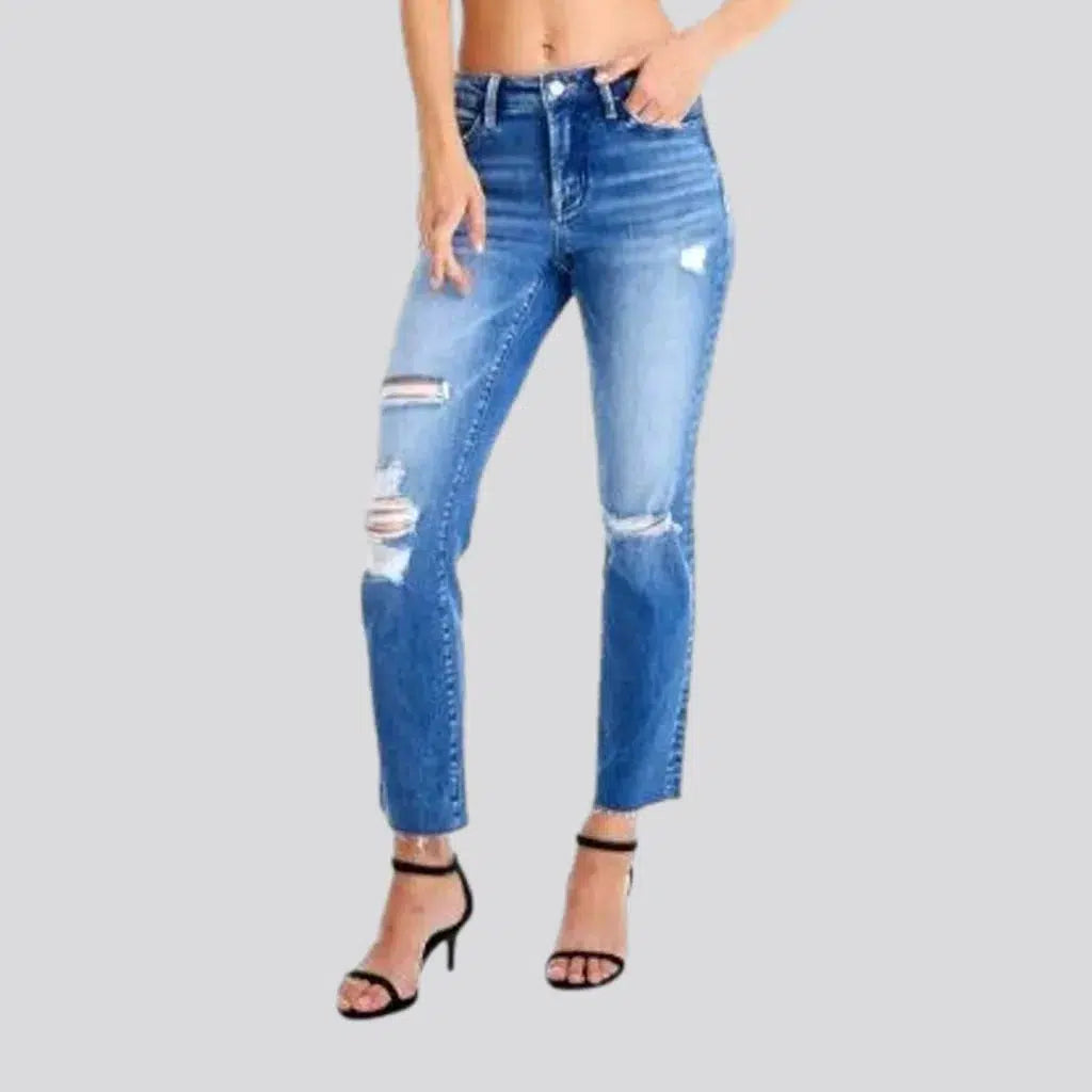 High-waist slim jeans
 for ladies | Jeans4you.shop
