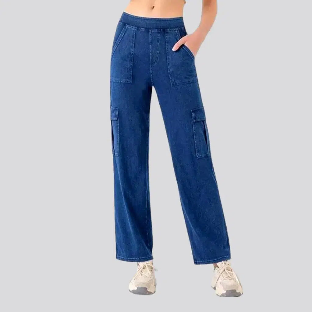 High-waist women's cargo jeans | Jeans4you.shop