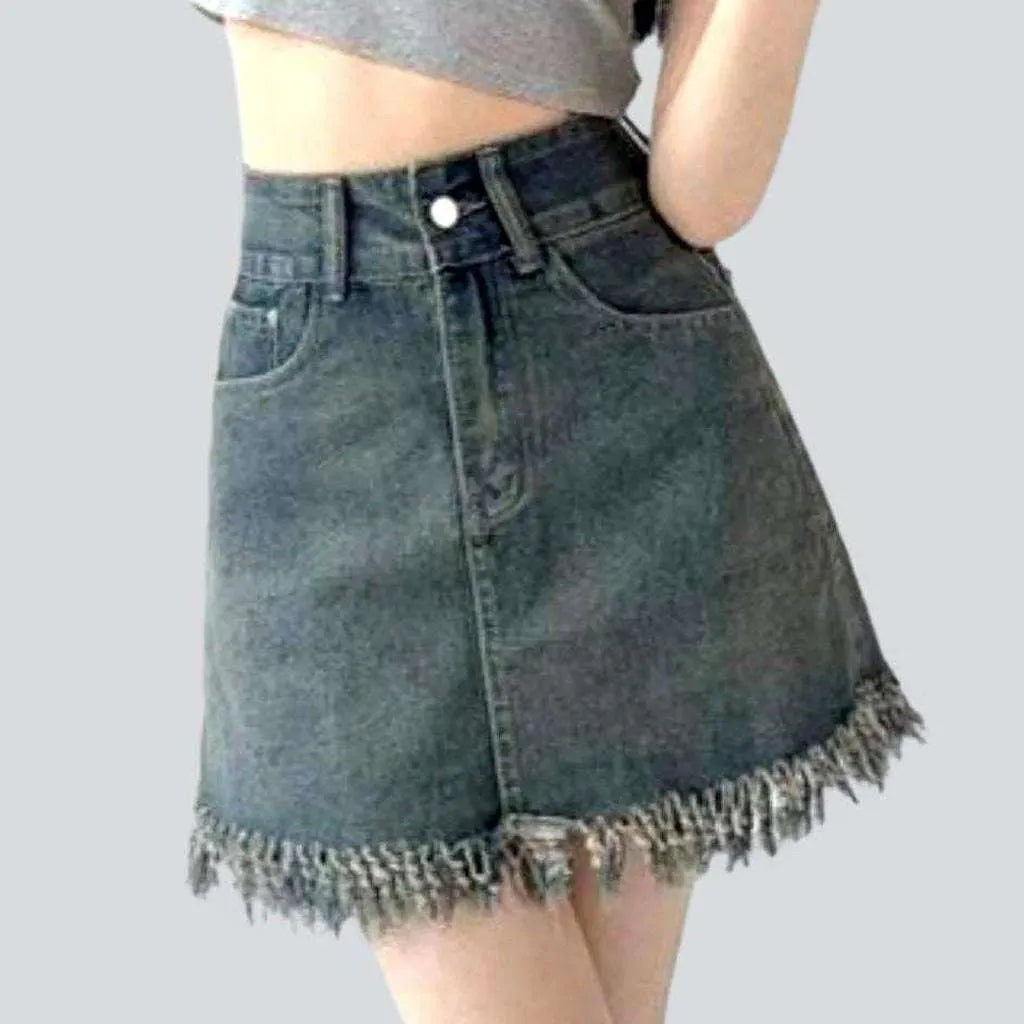 High-waist women's denim skirt | Jeans4you.shop