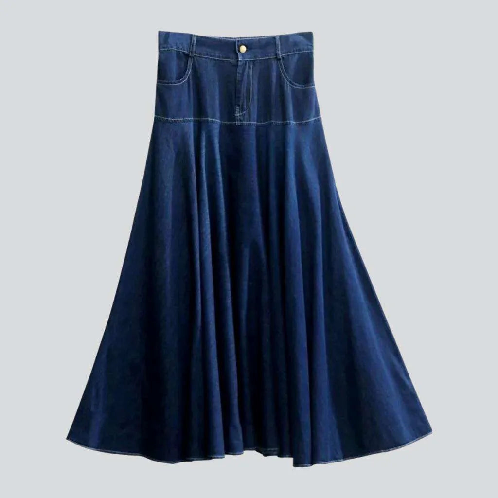 High-waist women's jeans skirt | Jeans4you.shop