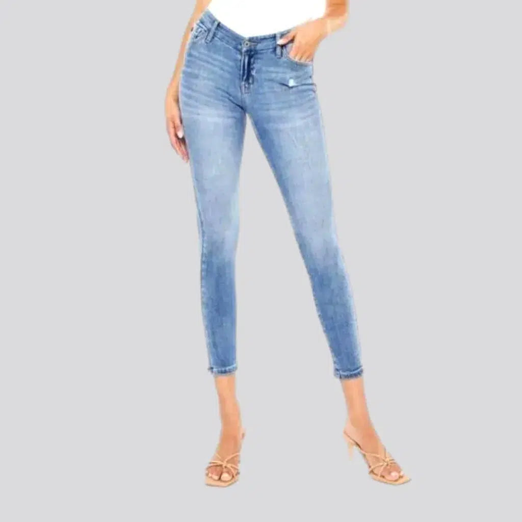 High-waist women's light-wash jeans | Jeans4you.shop