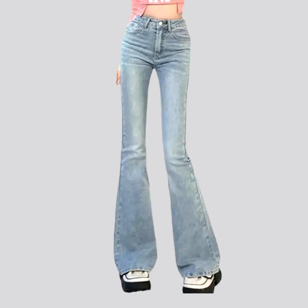 High-waist women's stonewashed jeans | Jeans4you.shop