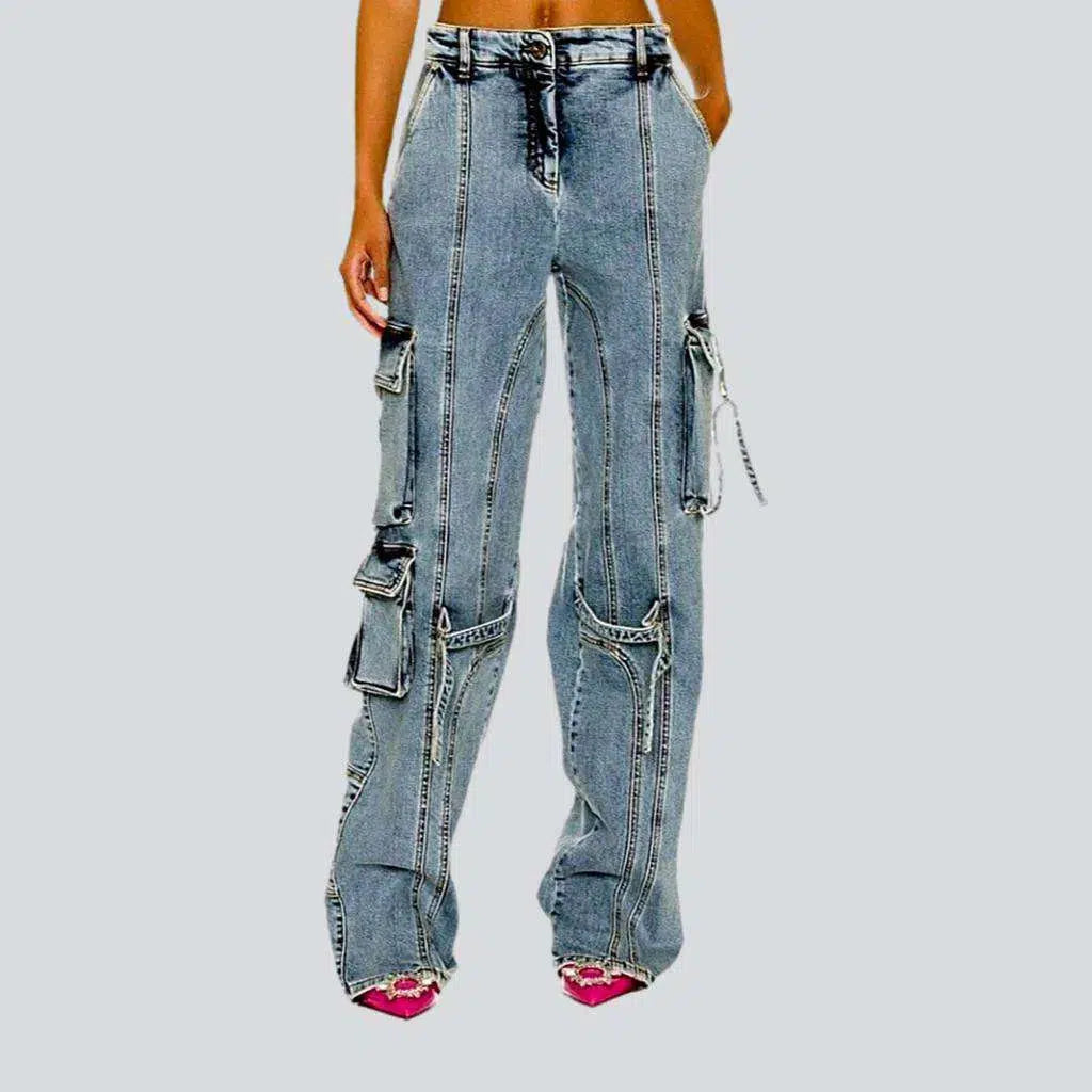 High-waist women's zipper-button jeans | Jeans4you.shop