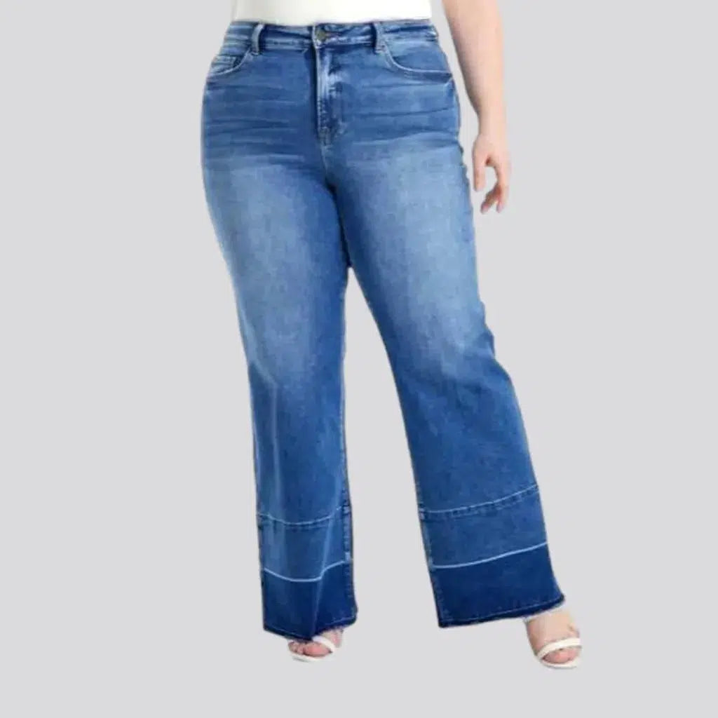 Highly-stretchy whiskered jeans
 for women | Jeans4you.shop