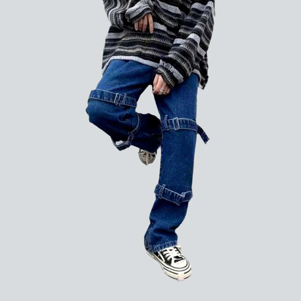 Hip-hop men's jeans with belts | Jeans4you.shop