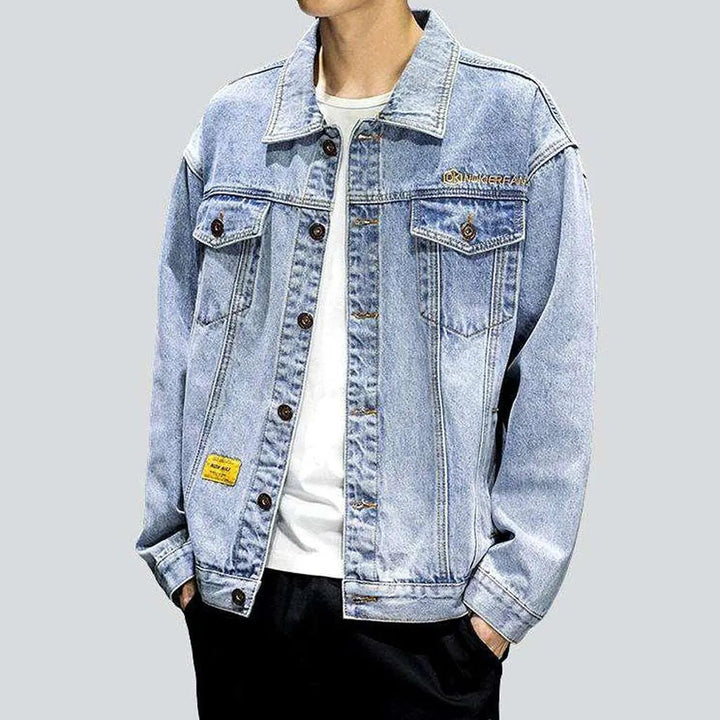 Japan-style oversized denim jacket | Jeans4you.shop