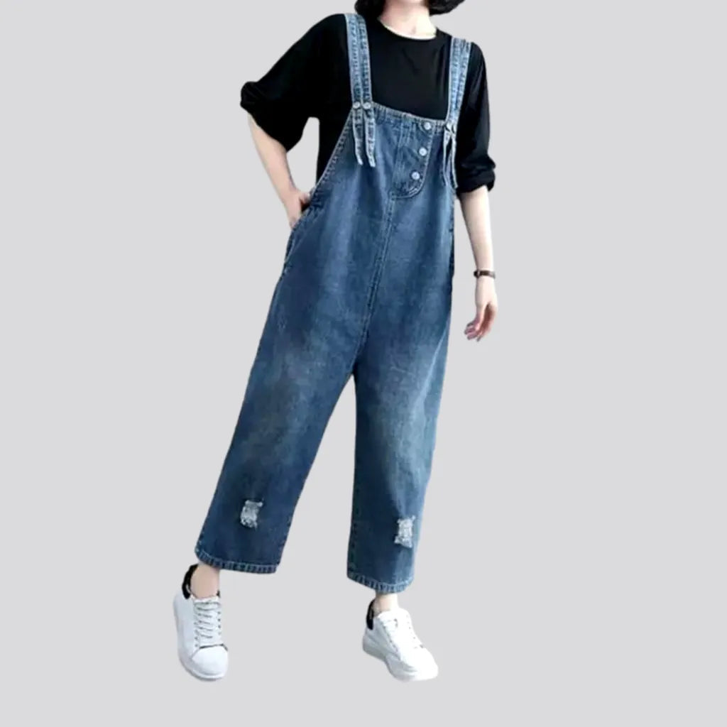 Light-wash baggy denim jumpsuit
 for women | Jeans4you.shop