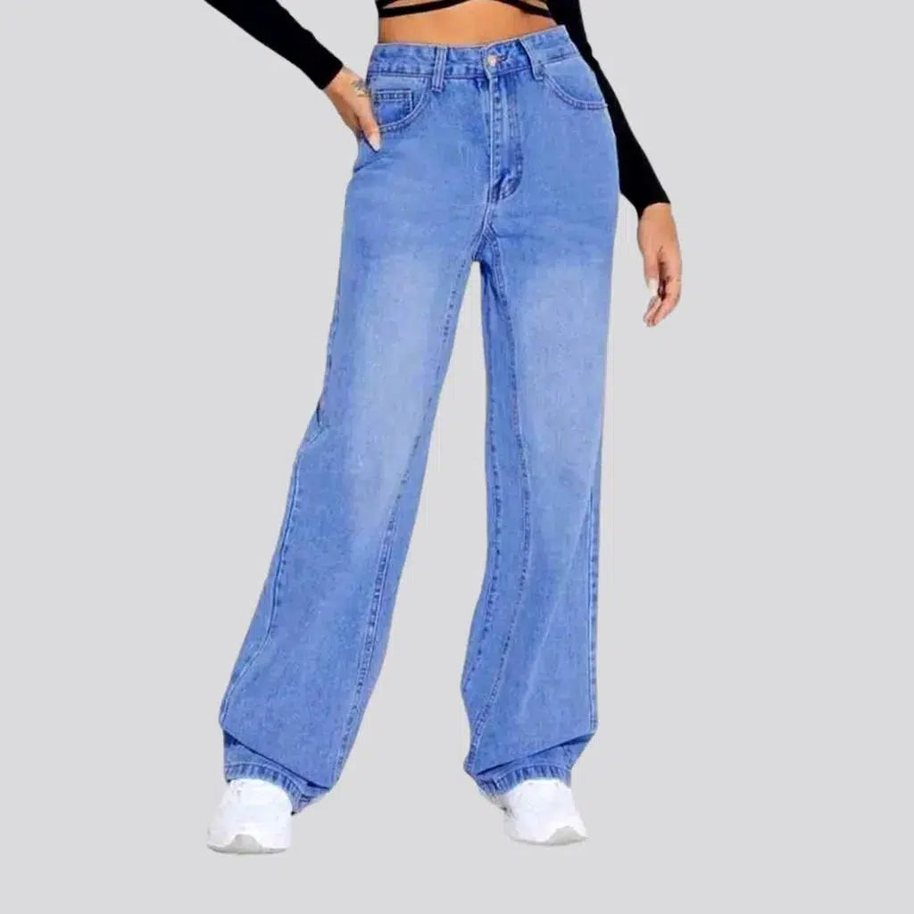 Light-wash baggy jeans
 for ladies | Jeans4you.shop