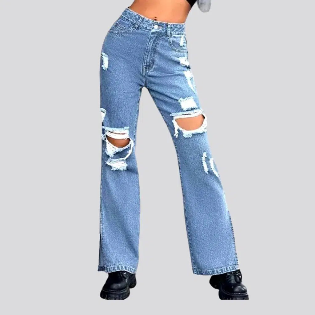 Light-wash high-waist jeans
 for ladies | Jeans4you.shop