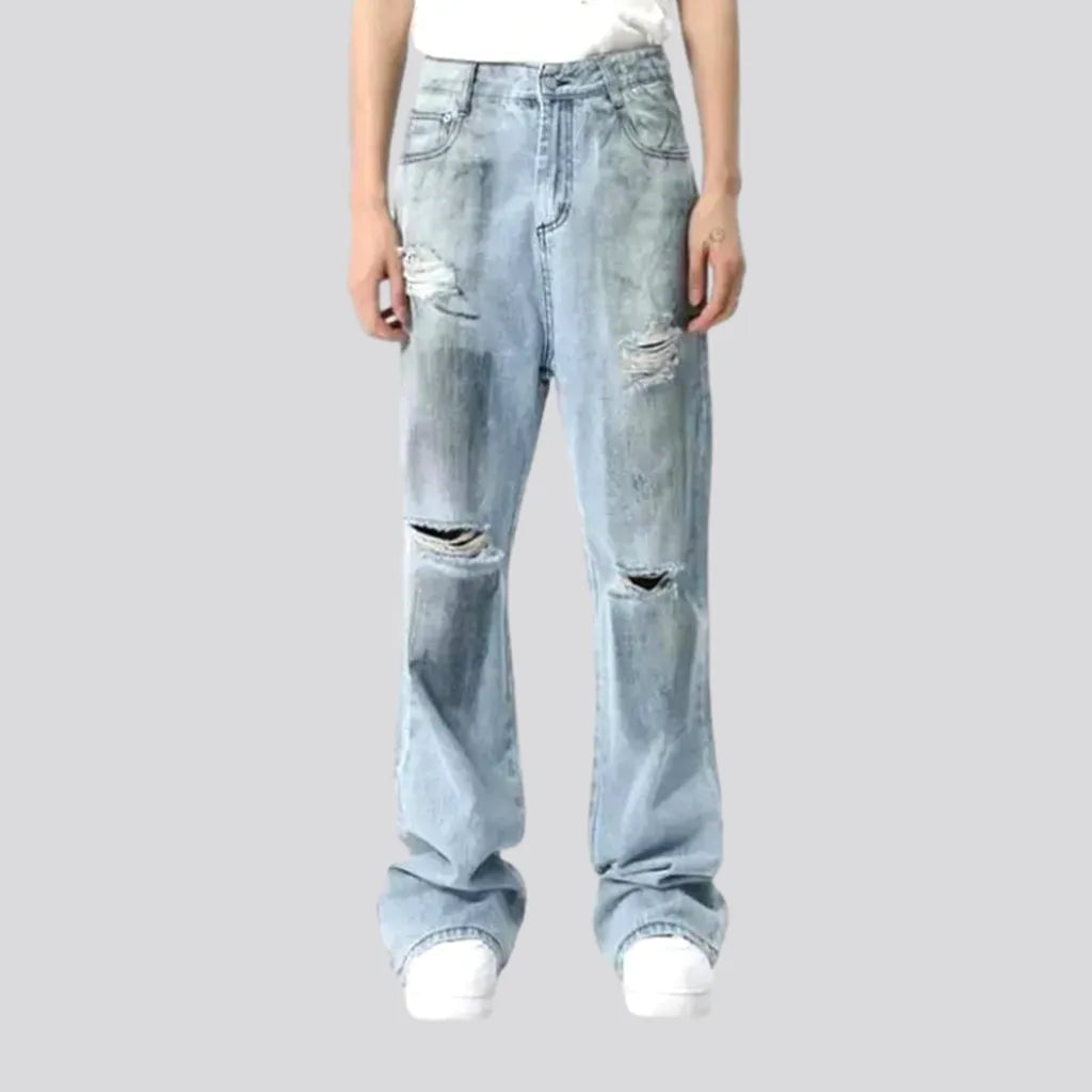 Light-wash high-waist jeans
 for men | Jeans4you.shop