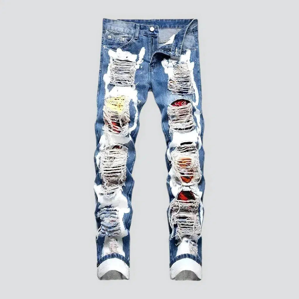 Light-wash mid-waist jeans
 for men | Jeans4you.shop