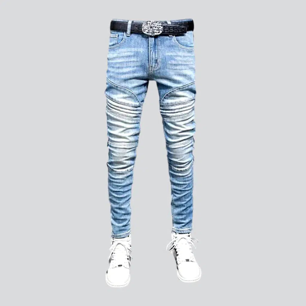 Light wash mid-waist jeans | Jeans4you.shop