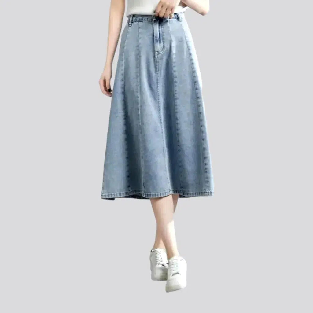 Light-wash street jeans skirt | Jeans4you.shop