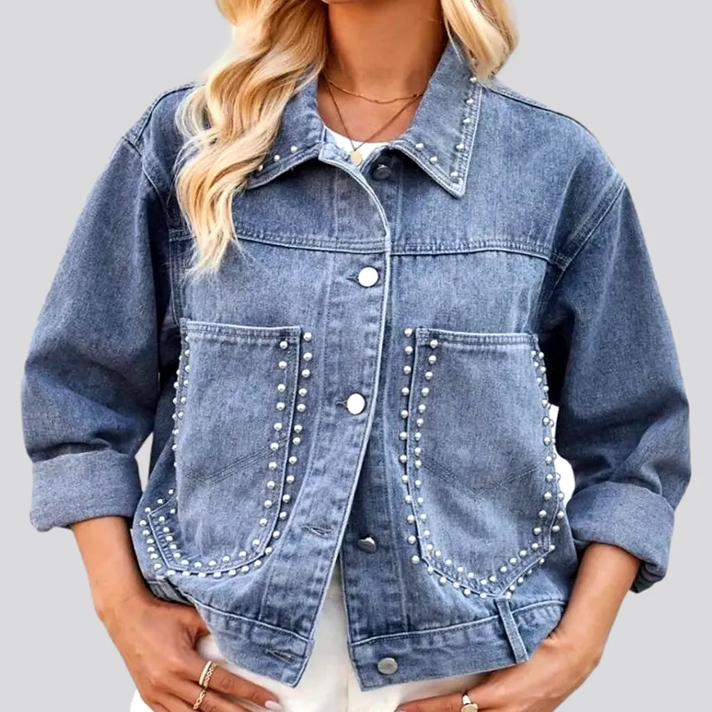 Light-wash vintage jean jacket
 for women | Jeans4you.shop