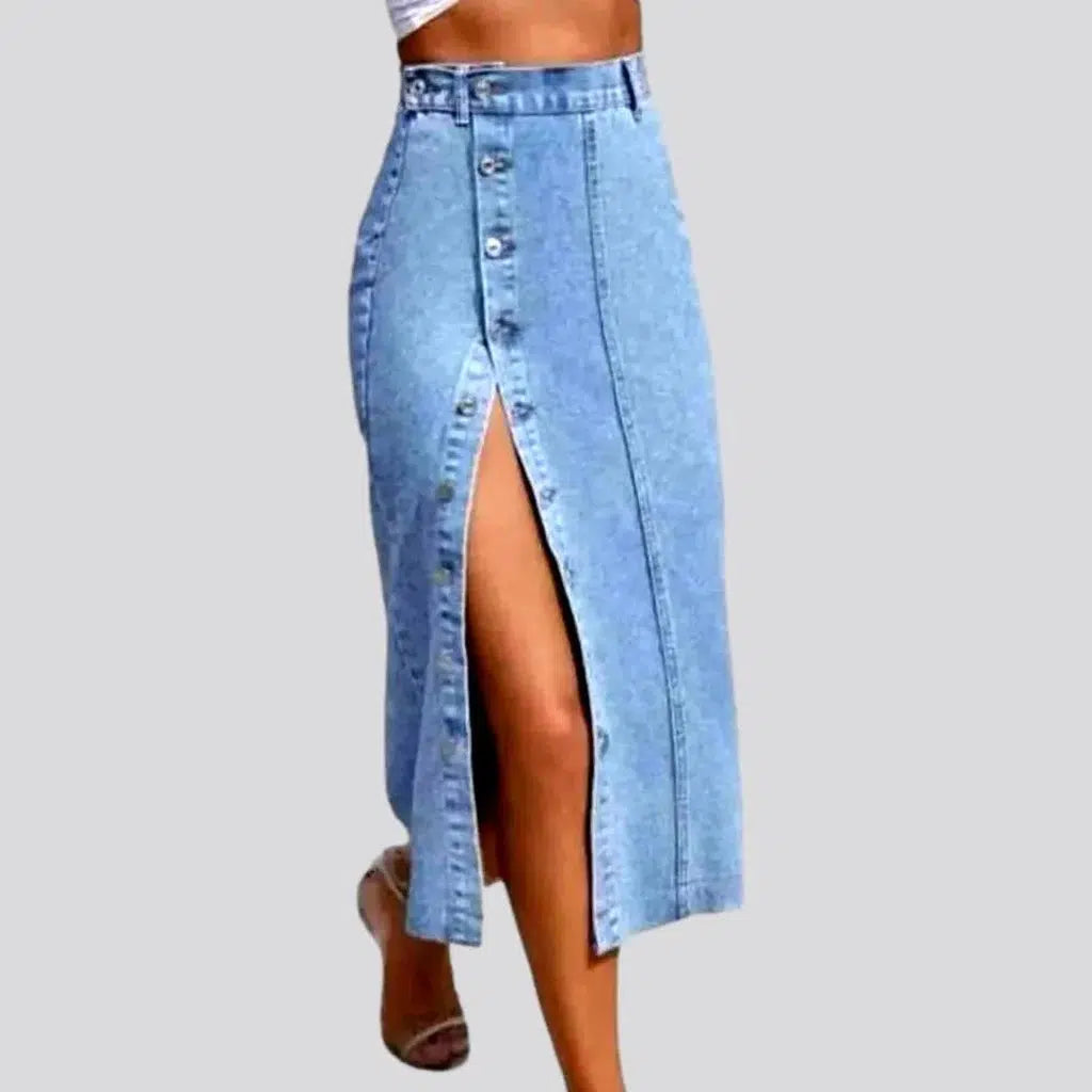 Light-wash vintage jean skirt
 for ladies | Jeans4you.shop