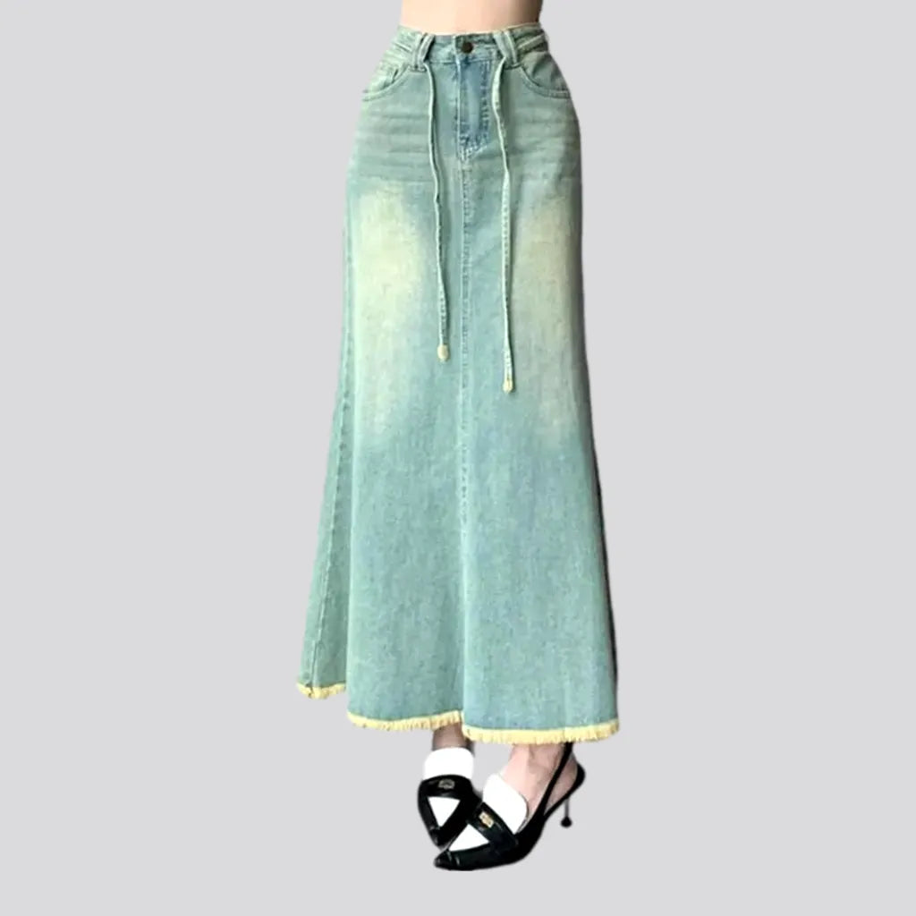 Light-wash women's jean skirt | Jeans4you.shop