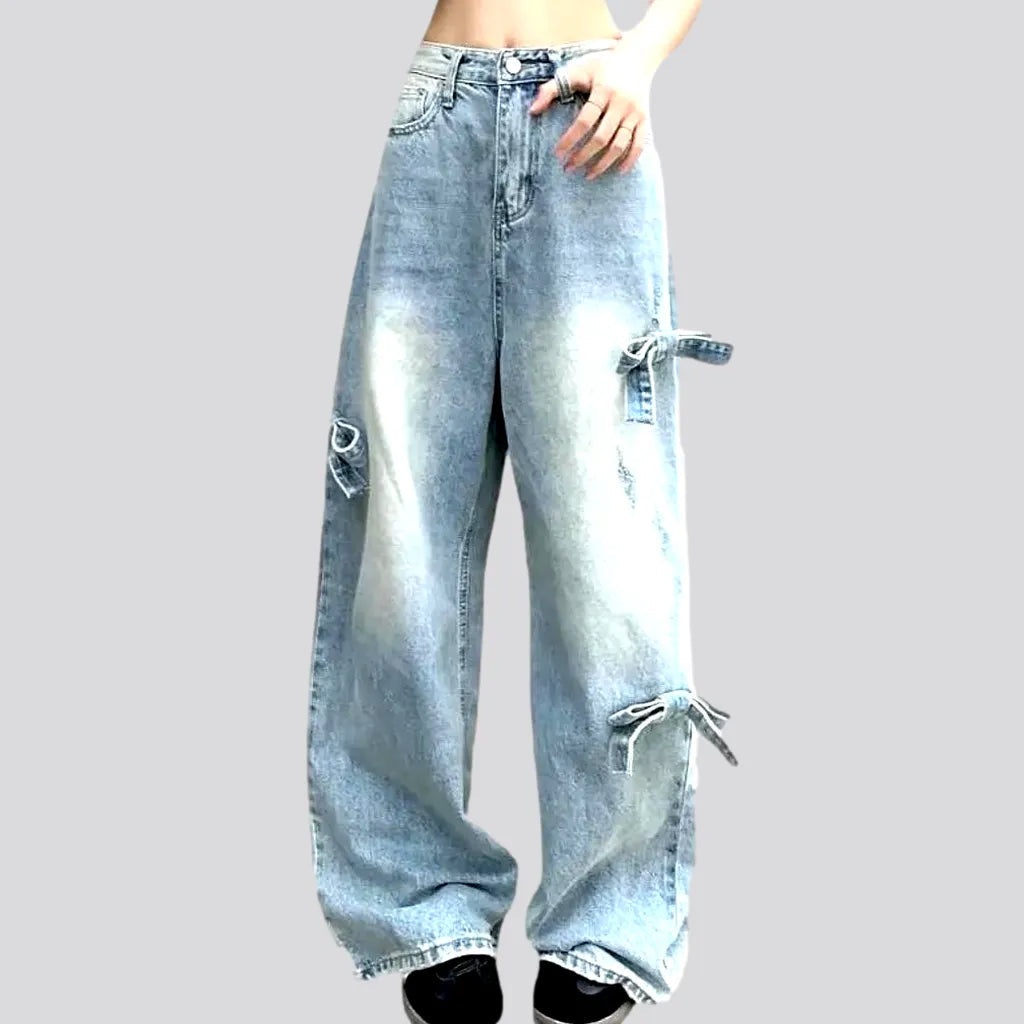 Light-wash women's mid-waist jeans | Jeans4you.shop
