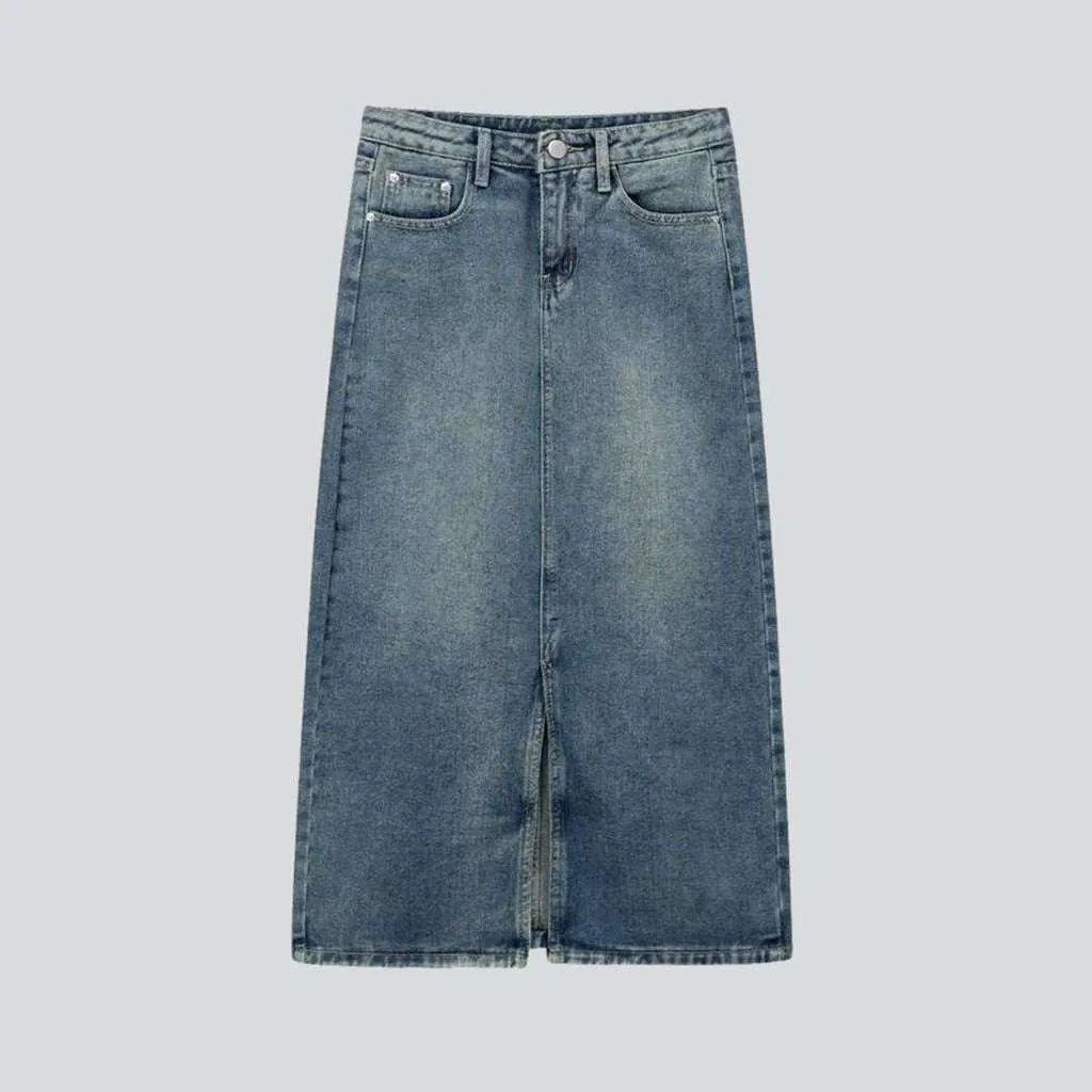 Long ladies jeans skirt | Jeans4you.shop