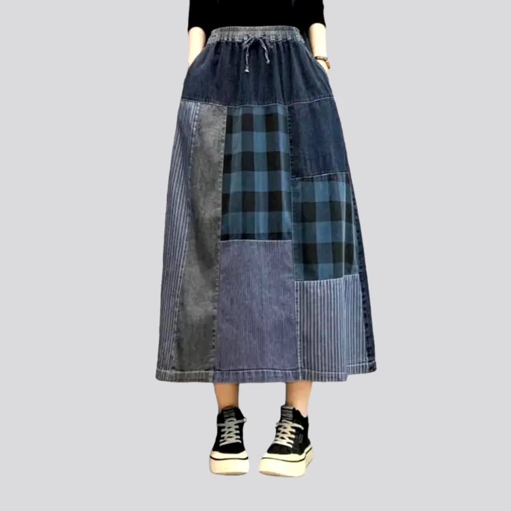 Long street denim skirt
 for ladies | Jeans4you.shop