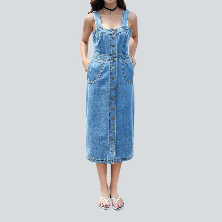 Long women's denim dress | Jeans4you.shop