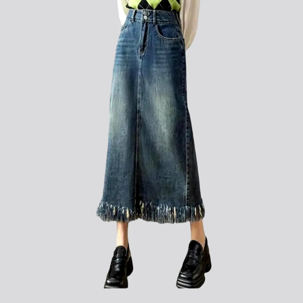 Long women's jean skirt | Jeans4you.shop
