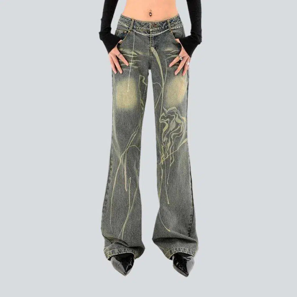 Low-waist women's bootcut jeans | Jeans4you.shop