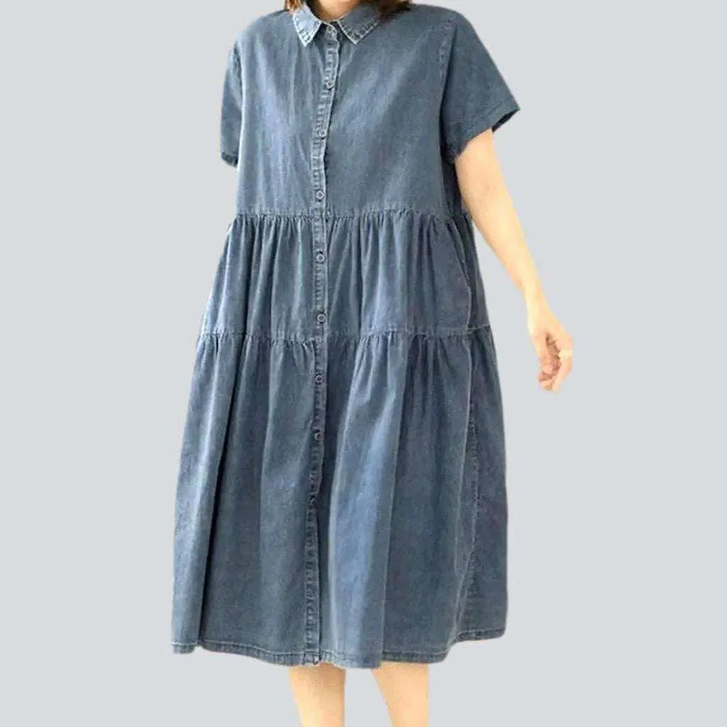 Medium wash medium-wash women's jean dress | Jeans4you.shop