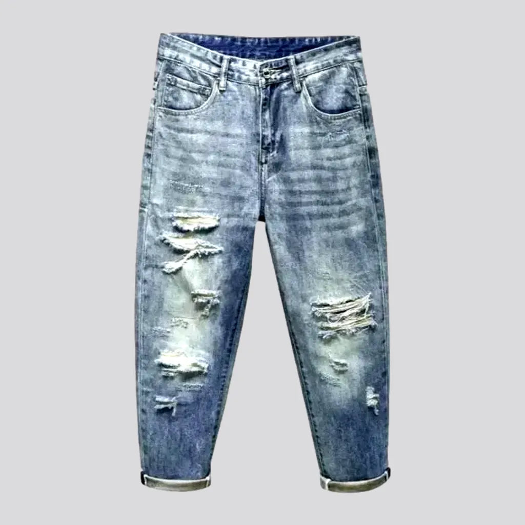 Medium-wash men's grunge jeans | Jeans4you.shop