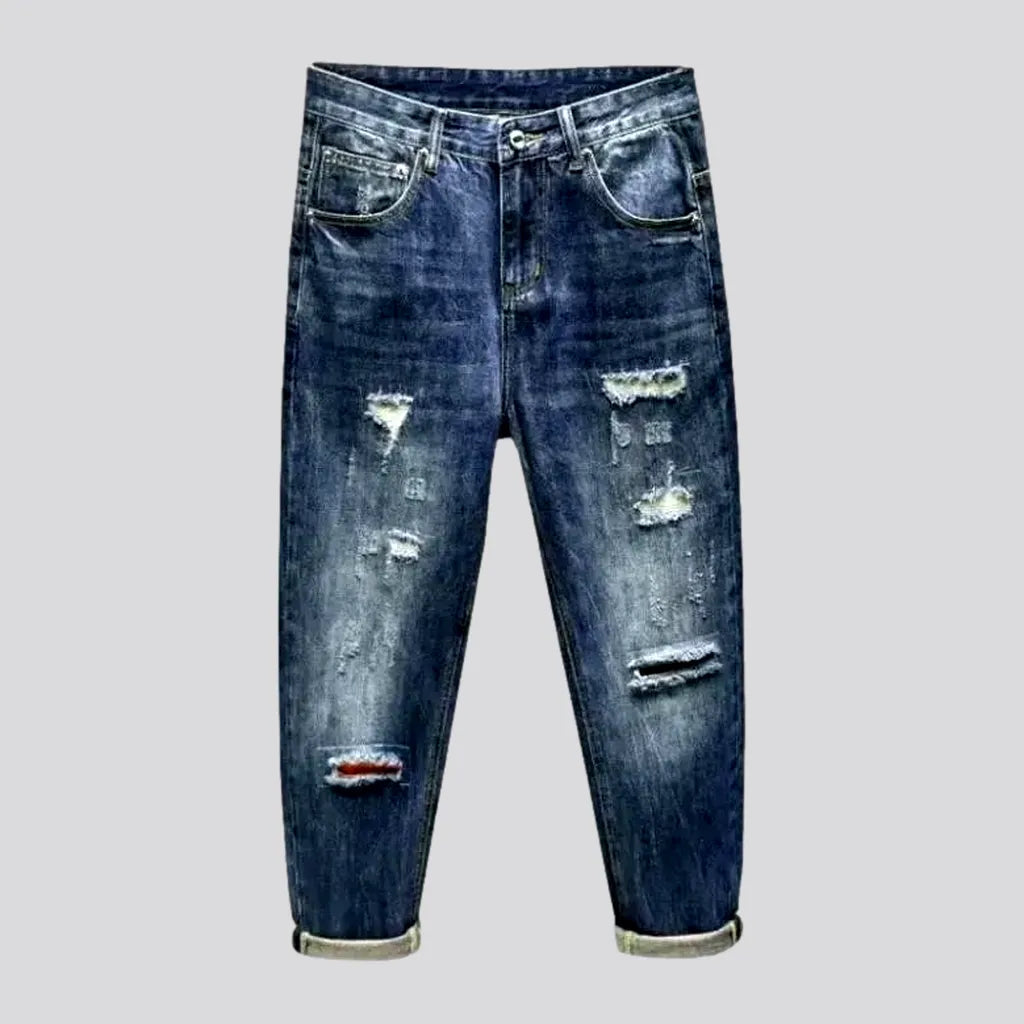 Medium-wash men's loose jeans | Jeans4you.shop