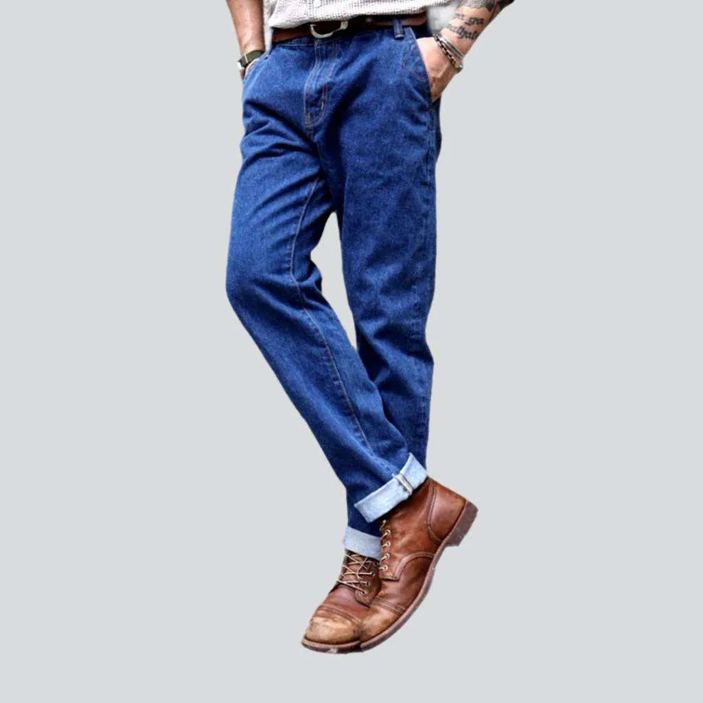 Medium wash men's selvedge jeans | Jeans4you.shop