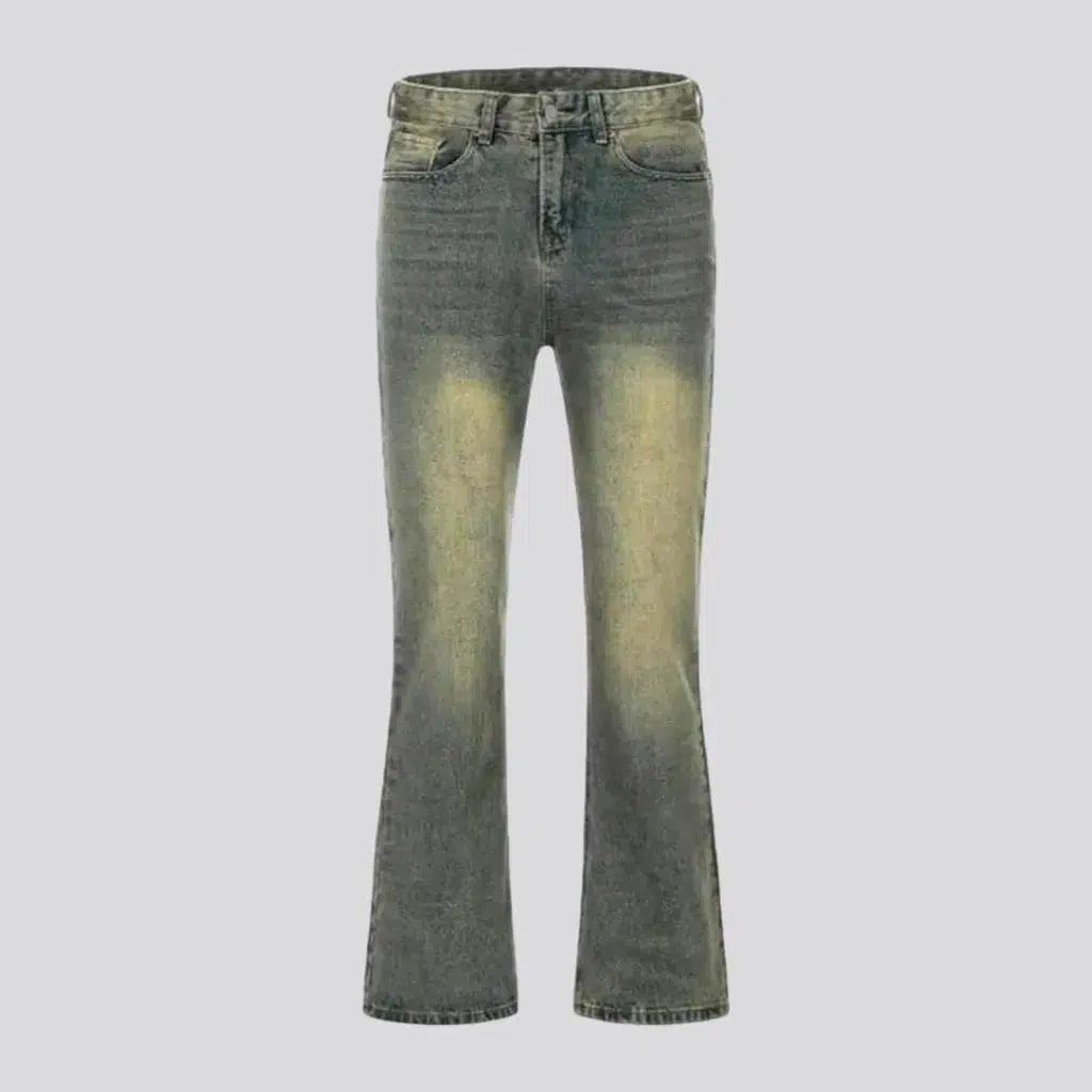Medium-wash whiskered jeans
 for men | Jeans4you.shop