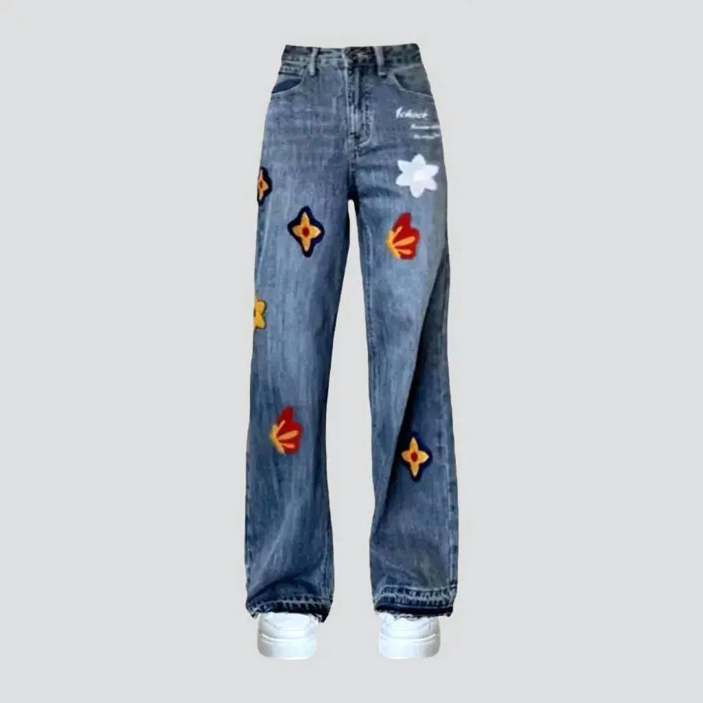 Medium-wash women's street jeans | Jeans4you.shop