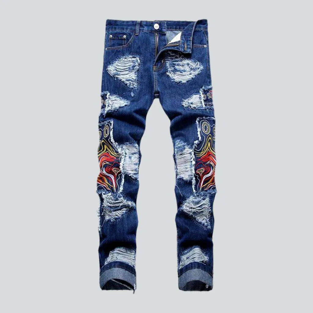 Men's embroidered jeans | Jeans4you.shop