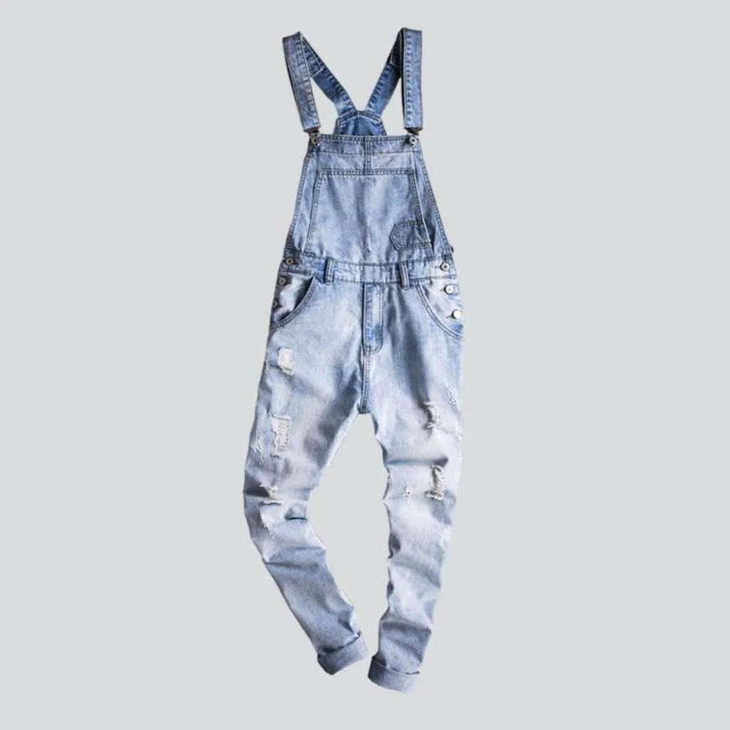 Men's ripped denim jumpsuit | Jeans4you.shop