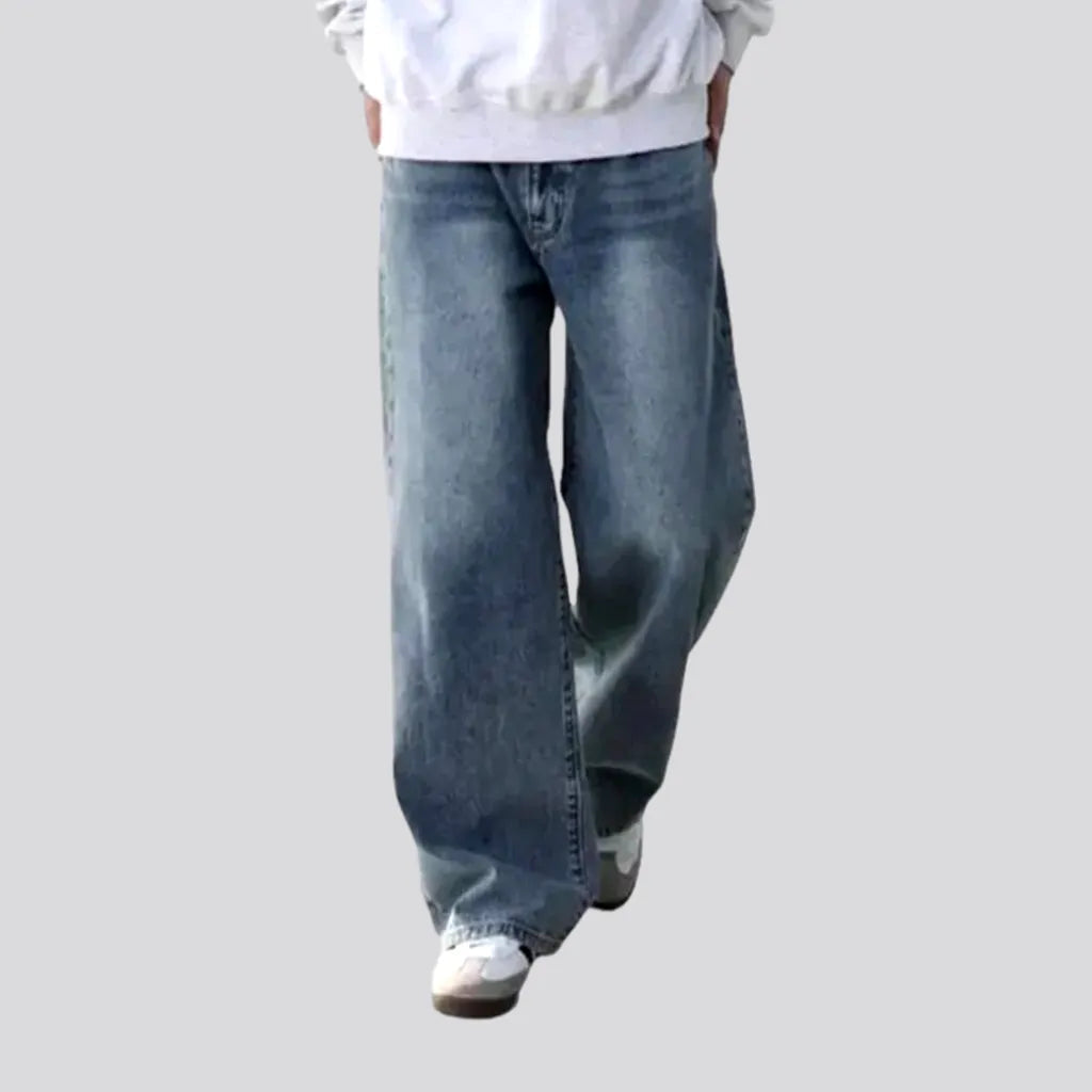 Mid-waist baggy jeans
 for men | Jeans4you.shop