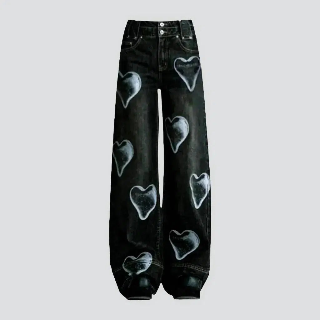 Mid-waist floor-length jeans
 for women | Jeans4you.shop