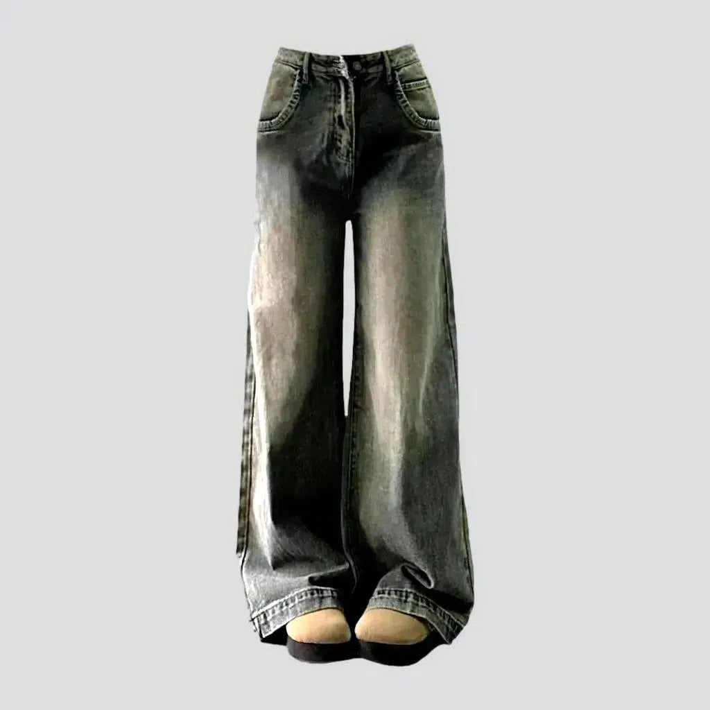 Mid-waist medium-wash jeans
 for women | Jeans4you.shop