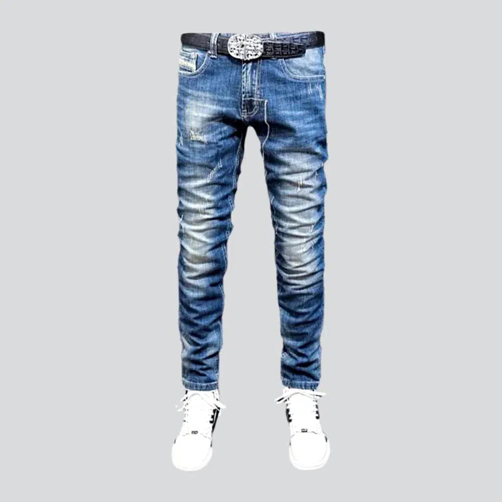 Mid-waist men's casual jeans | Jeans4you.shop