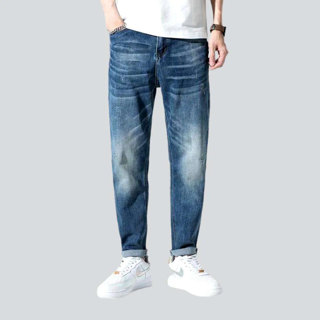Mid-waist men's medium-wash jeans | Jeans4you.shop
