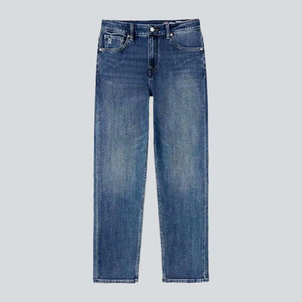 Mid-waist men's straight jeans | Jeans4you.shop
