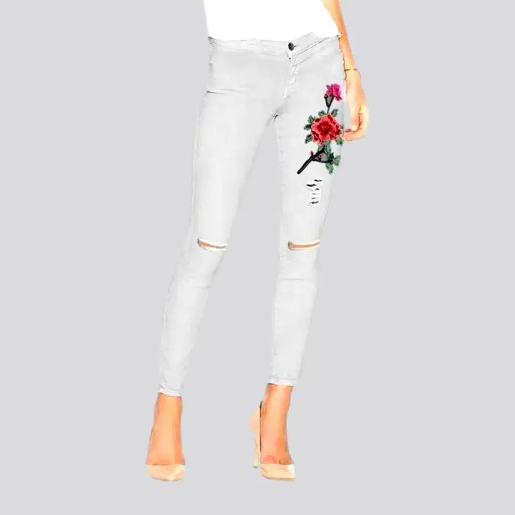 Mid-waist skinny jeans
 for women | Jeans4you.shop