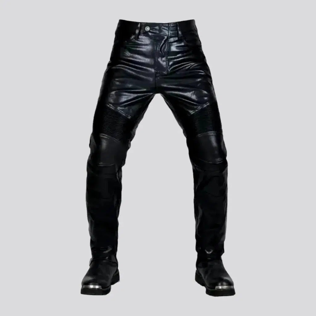 Mid-waist wax moto jeans
 for men | Jeans4you.shop