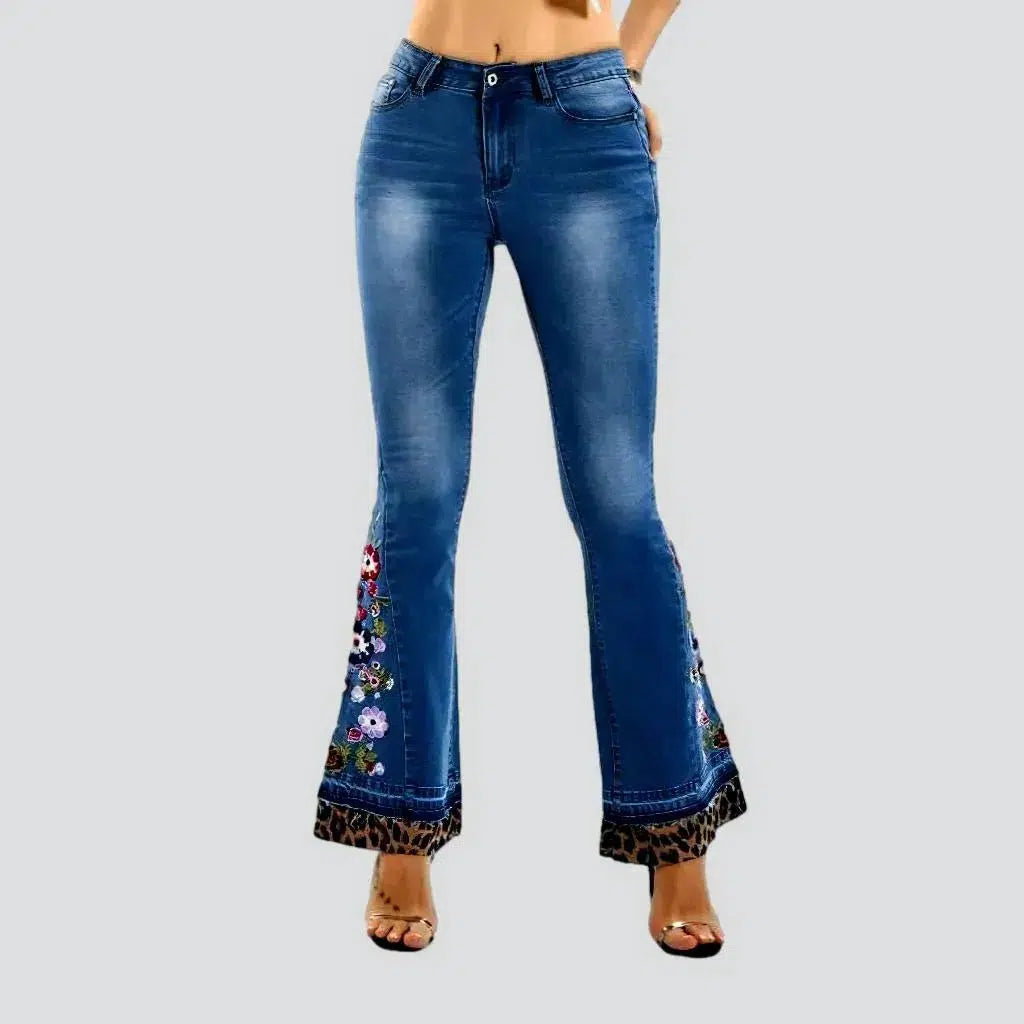 Mid-waist women's bootcut jeans | Jeans4you.shop