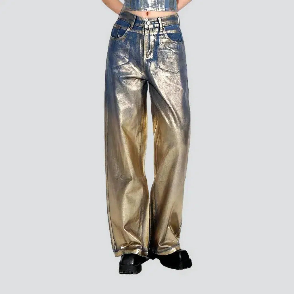 Mid-waist women's wide-leg jeans | Jeans4you.shop