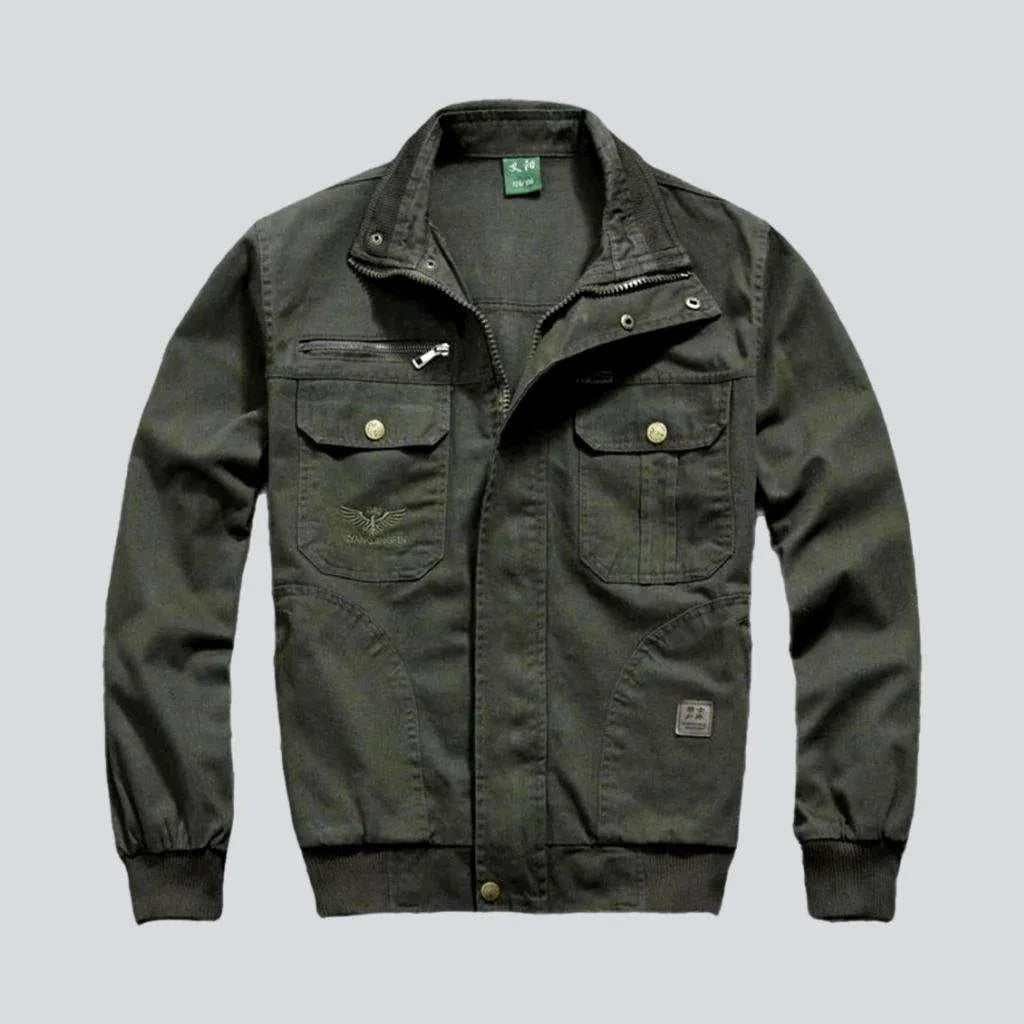 Military duty men's jean jacket | Jeans4you.shop