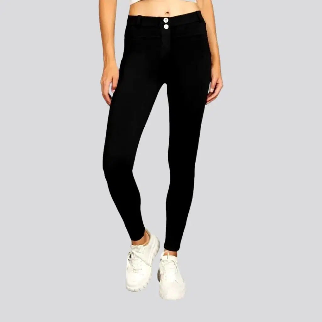 Monochrome denim leggings | Jeans4you.shop