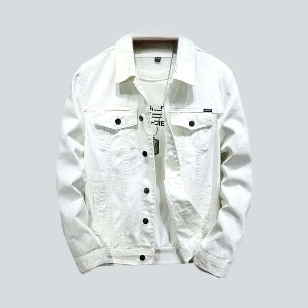 Monochrome men's denim jacket | Jeans4you.shop
