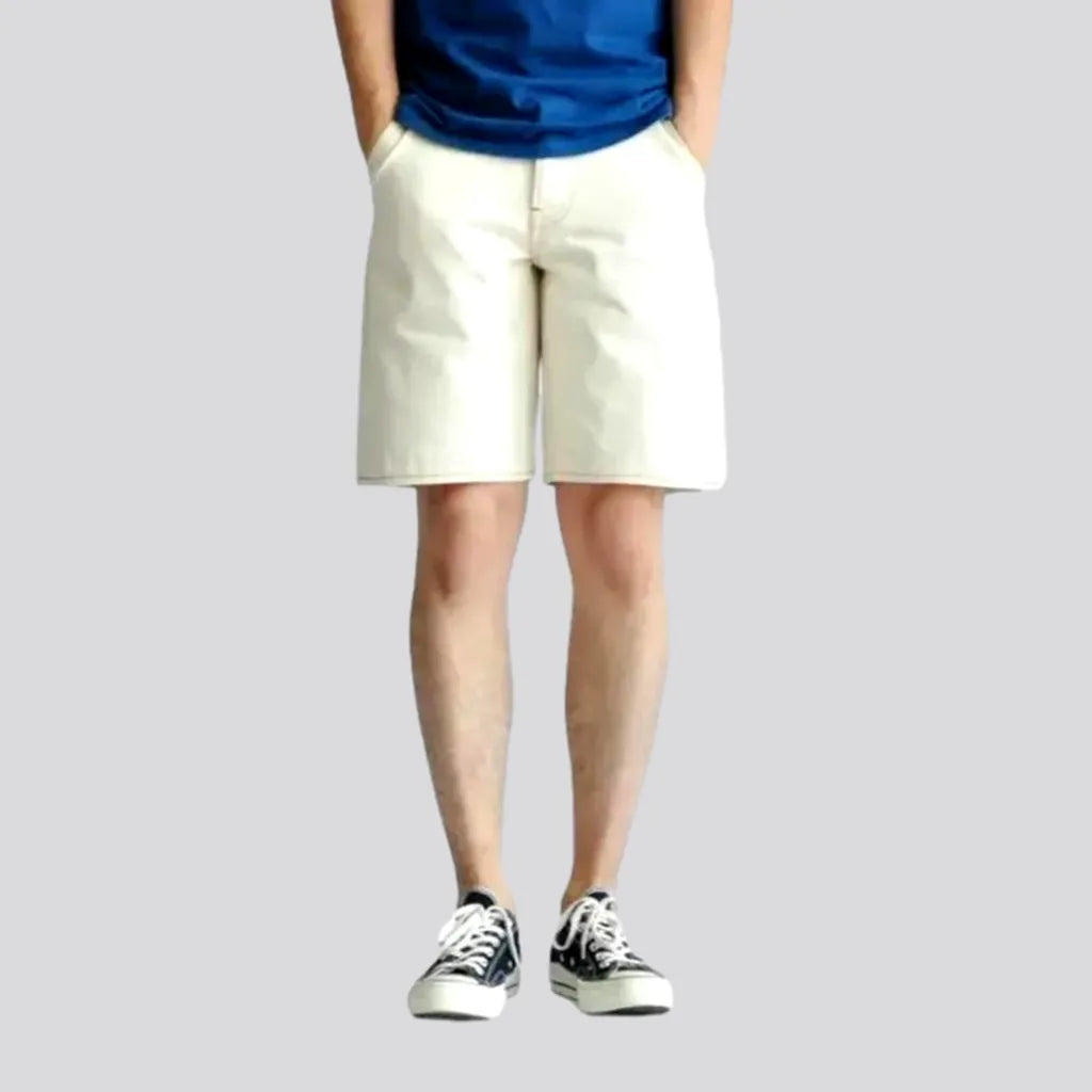 Monochrome men's denim shorts | Jeans4you.shop
