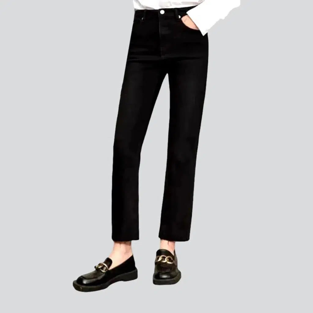 Monochrome women's black jeans | Jeans4you.shop