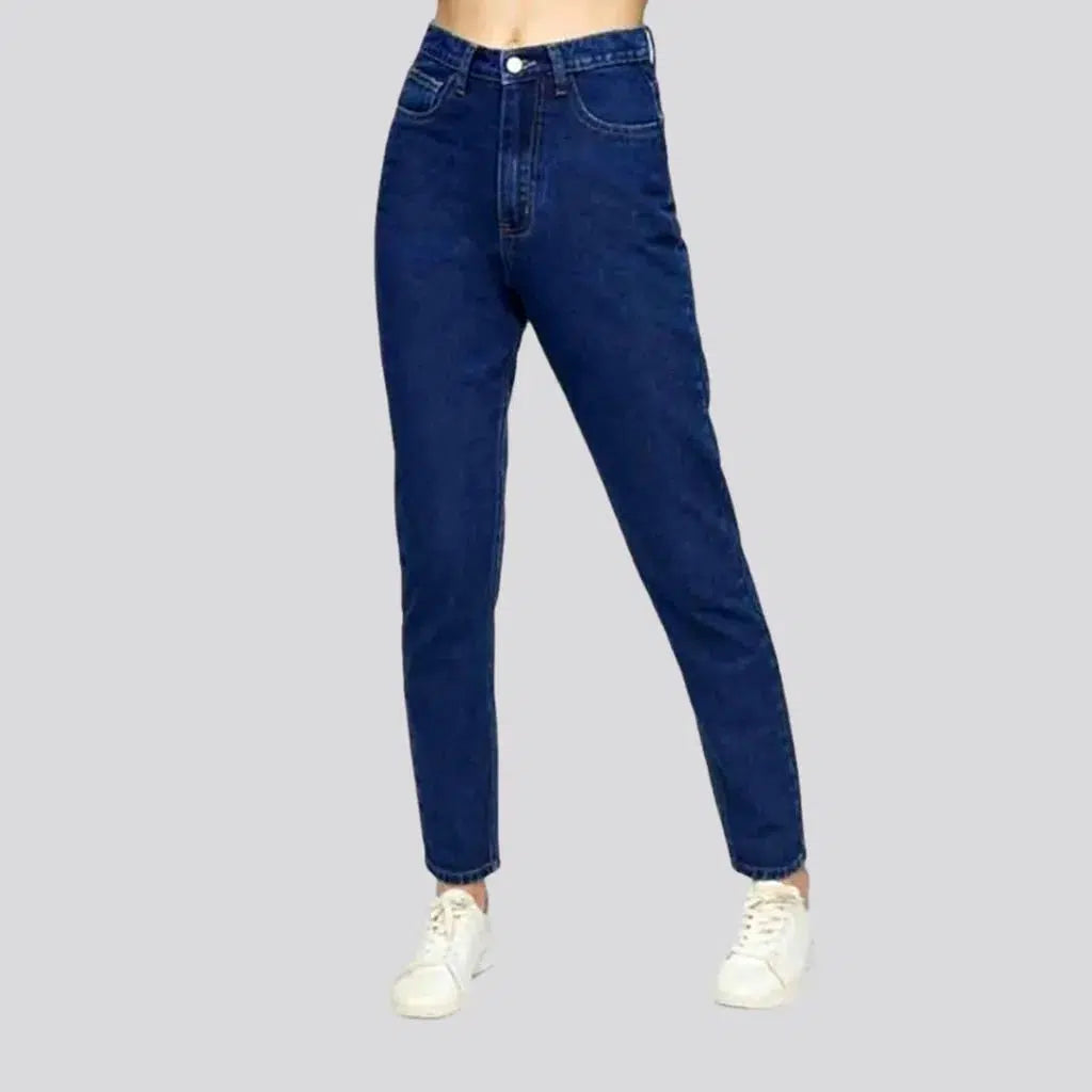 Monochrome women's high-waist jeans | Jeans4you.shop